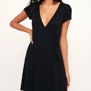 Black Wrap Dress